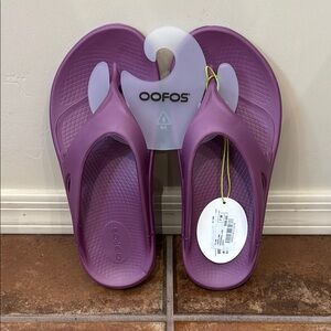 Oofos Purple Sandals